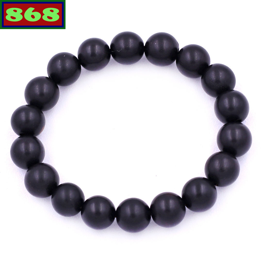 Round hand string ebony wood 10 Cup 17 beads + wooden box