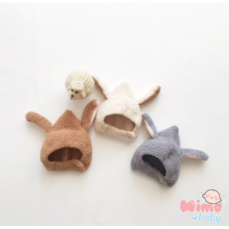 Mũ len tai cừu cho bé (6m-2y) ML02 Mimo baby