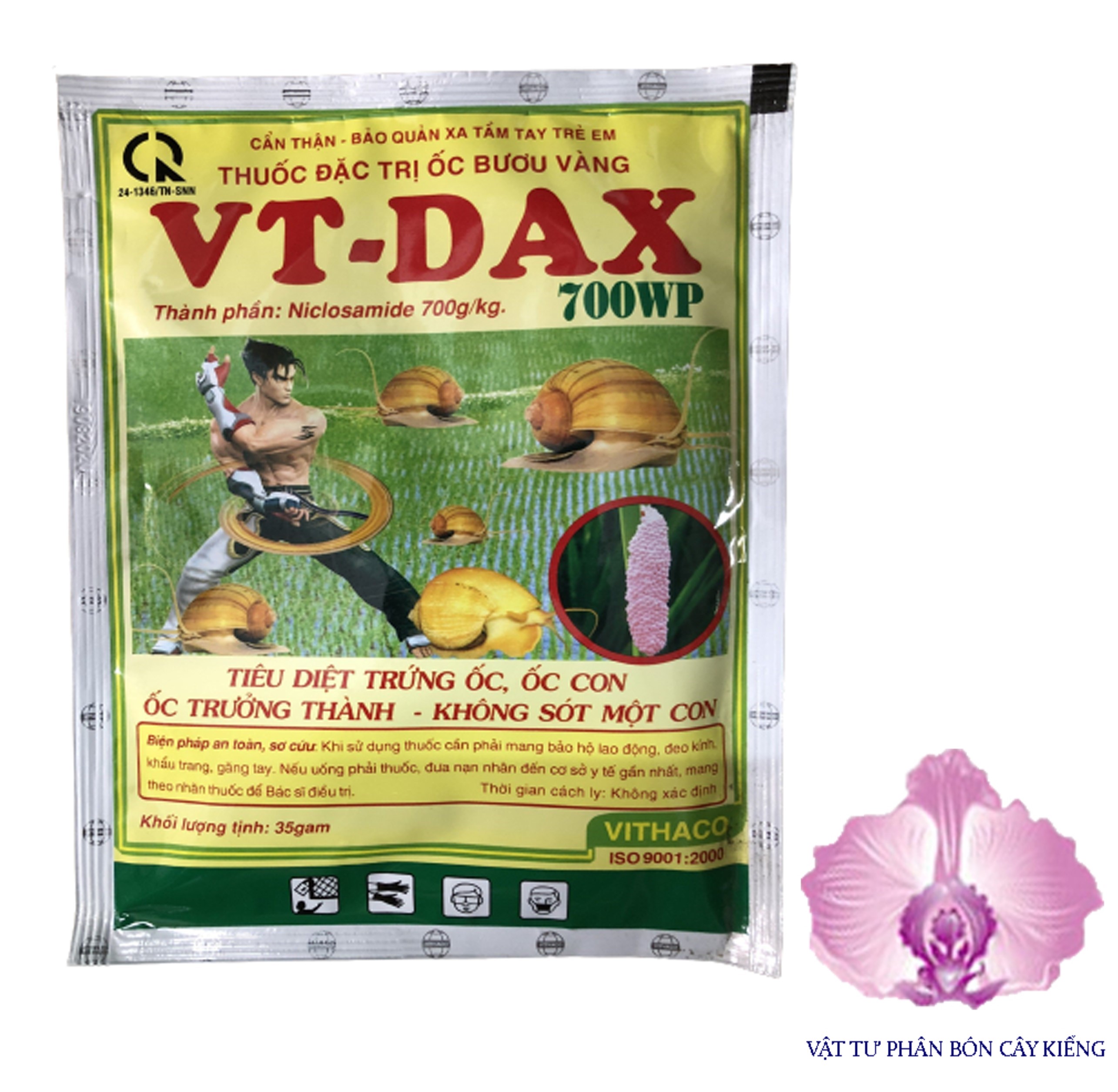 Thuốc Trừ Ốc Bưu Vàng VT-Dax 700WP - #152B# 35g