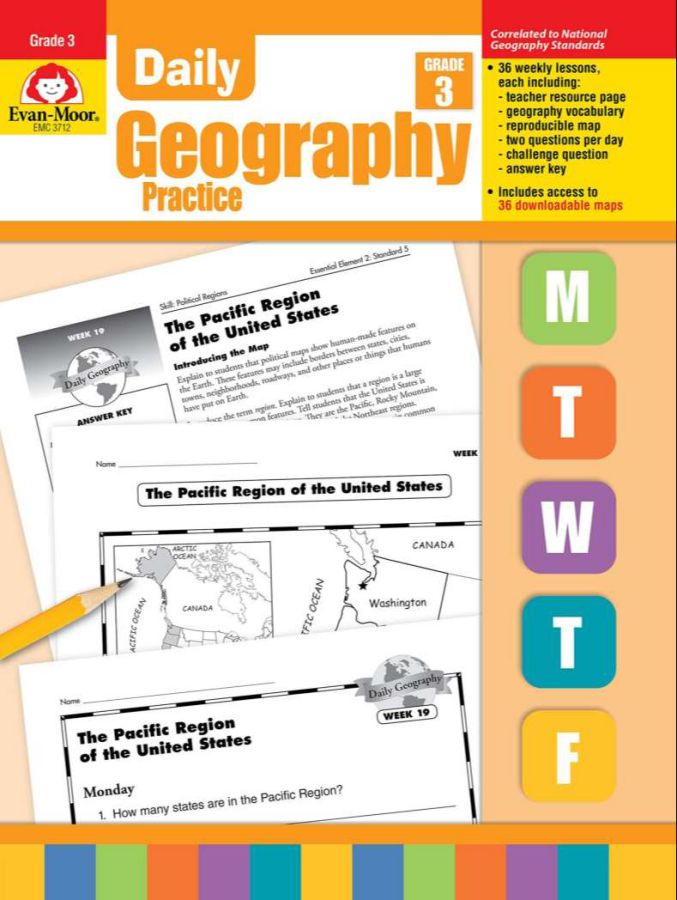 [Trọn Bộ] Daily Geography Practice (6 book)
