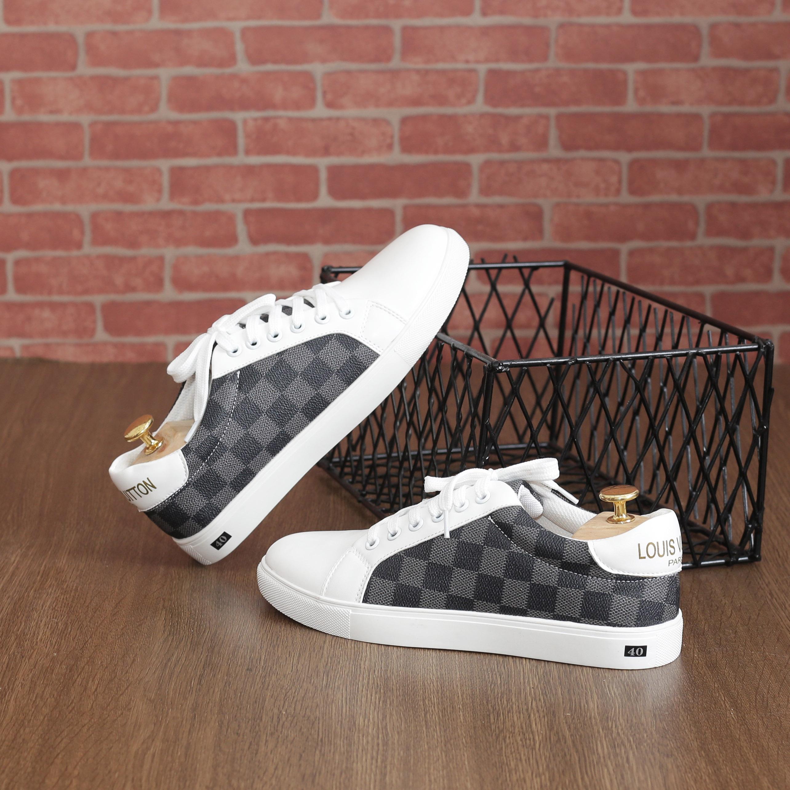 Giày sneaker nam, giày thể thao nam (trắng) M28