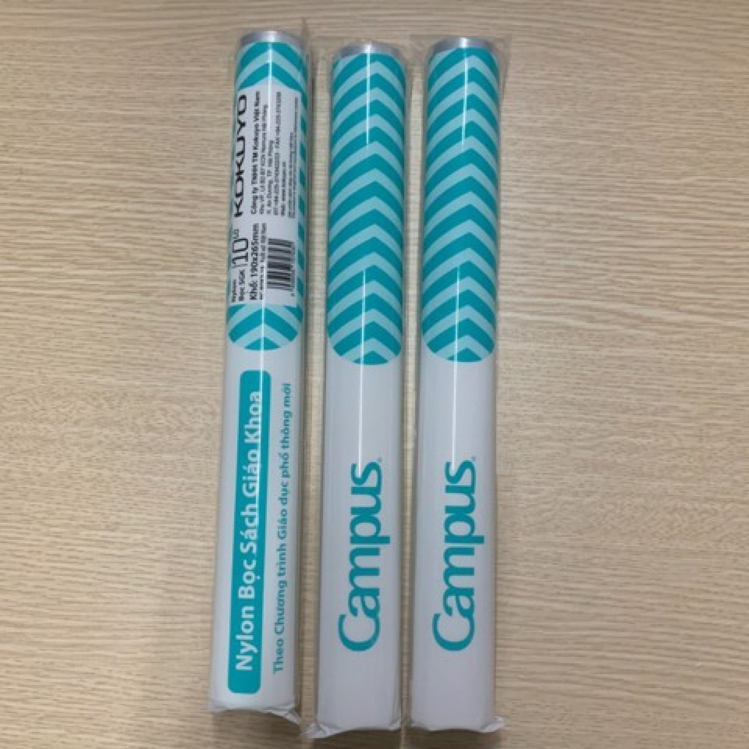 Nylon bọc vở Campus KT: 179x252mm, sản phẩm được làm từ nylon bền đẹp - dẻo dai