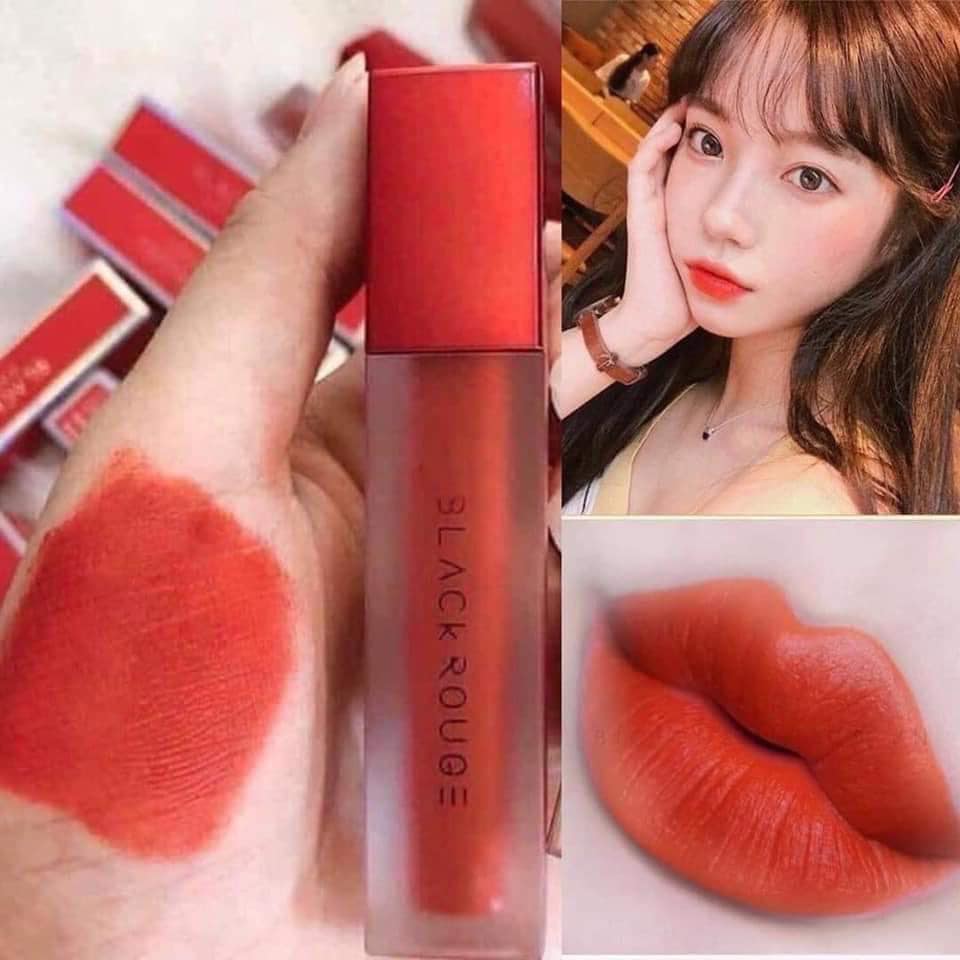 Son Black rouge A03 đỏ cam cháy