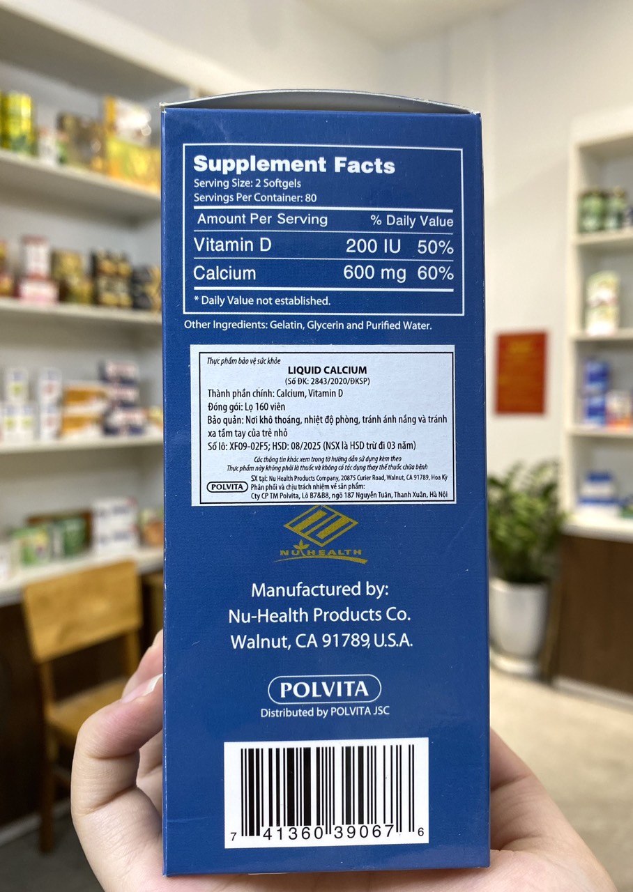 Liquid Calcium - bổ sung Calci cho cơ thể