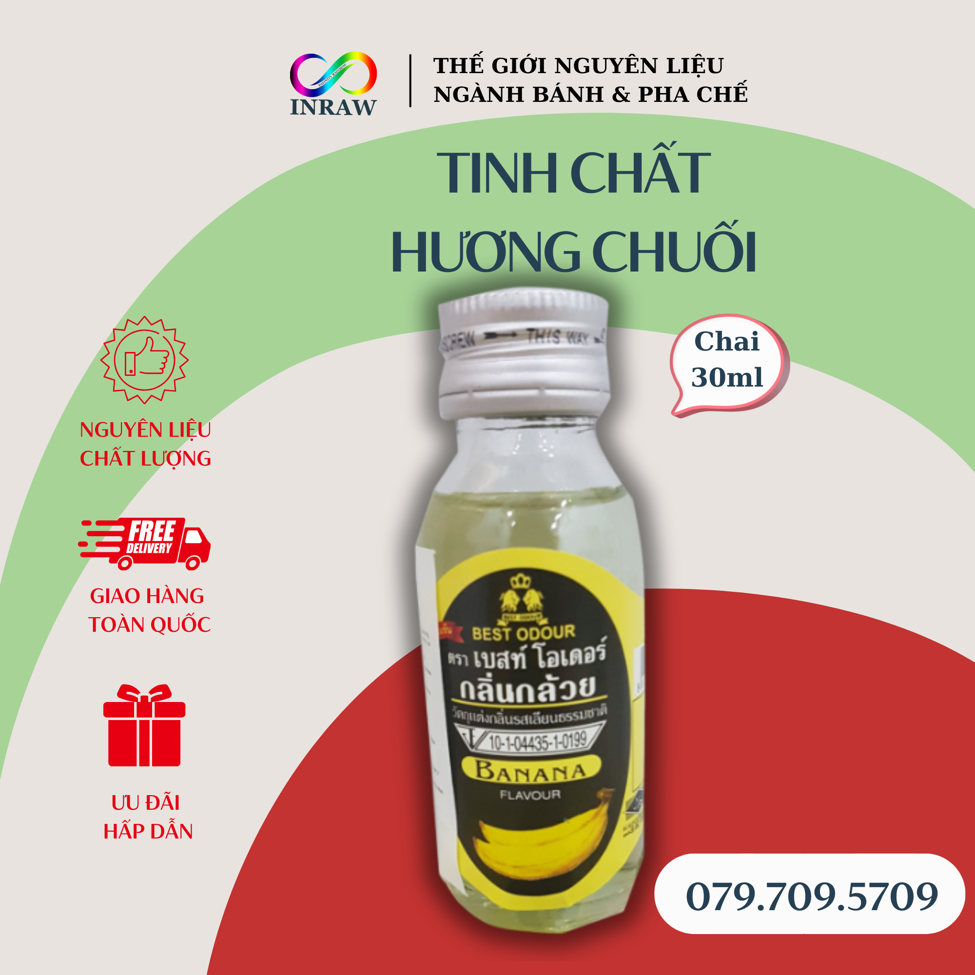 Hương Chuối Best Odour Thái Lan 30ml