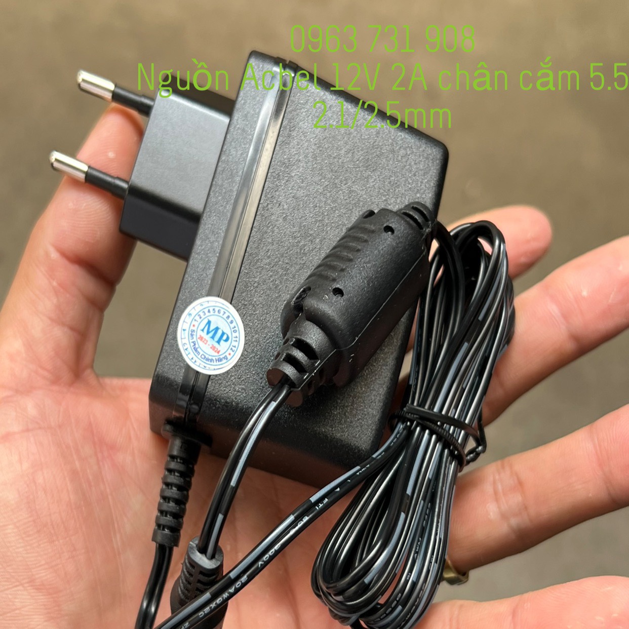 Nguồn adapter 12v 2a acbel bảo hành 12 tháng