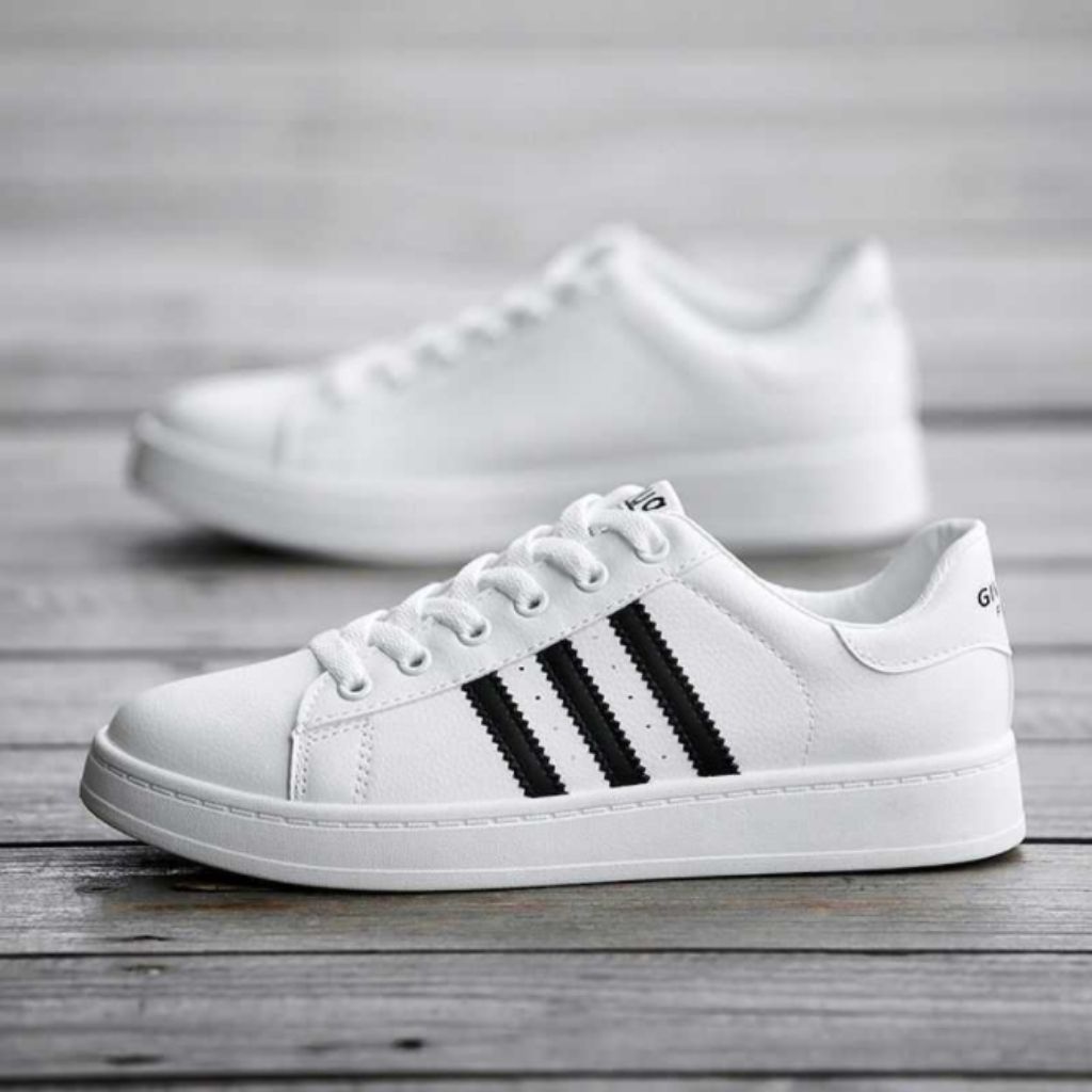 HOÀN TIỀN 15% - Giày nam sneaker giày nam đi chơi giày cặp nam nữ mẫu mới HOT 2021 chất liệu da dễ làm sạch đế nhẹ êm DOZIMAX