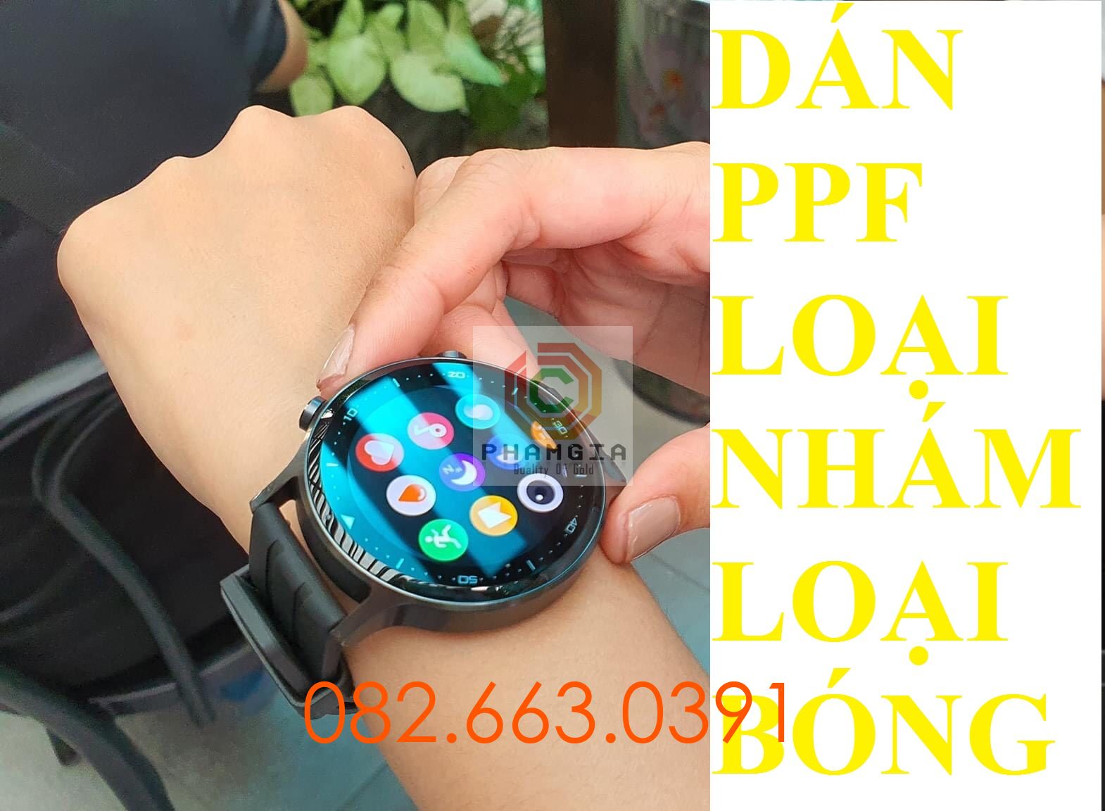Dán PPF Realme Watch S loại nhám, bóng siêu bền