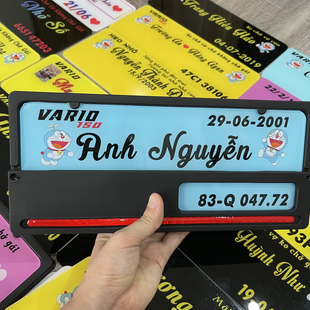 Bảng tên kiểu Indo full hộp đựng