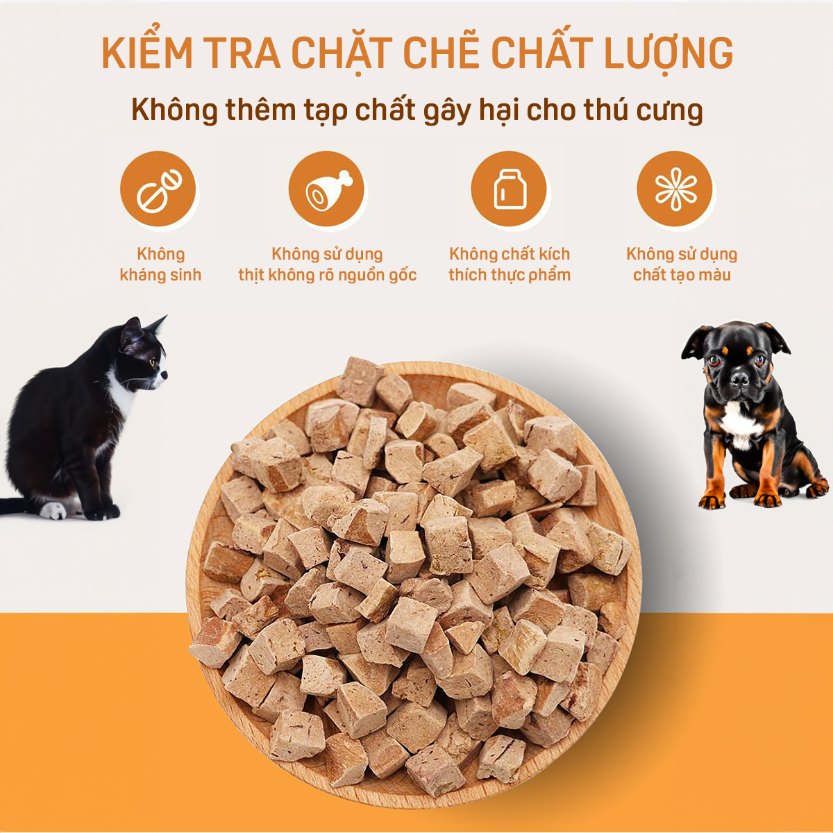 Gan Vịt Sấy Khô Cho Mèo Chó MASTERCARE 100gr