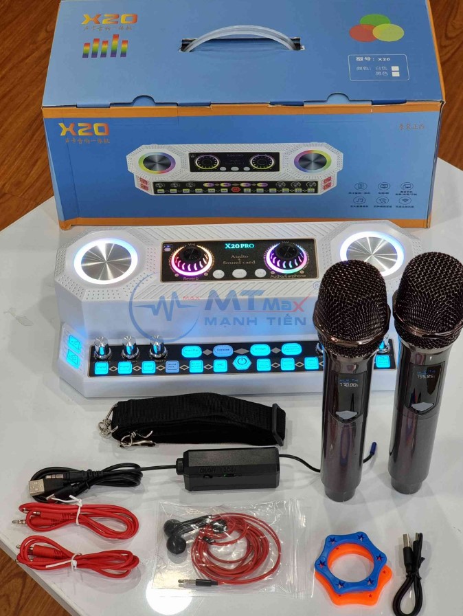 Bộ hát livestream chuyên nghiệp,Bộ thu âm, dàn livestream từ cơ bản đến cao cấp,Bộ hát live thu âm X20 PRO karaoke tích hợp soundcard và micro âm thanh hay tùy chỉnh dẽ dàng