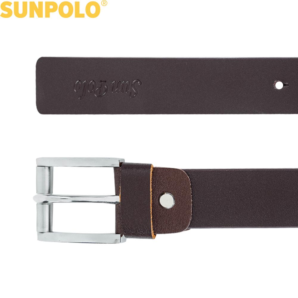 men cow leather belt (brown)