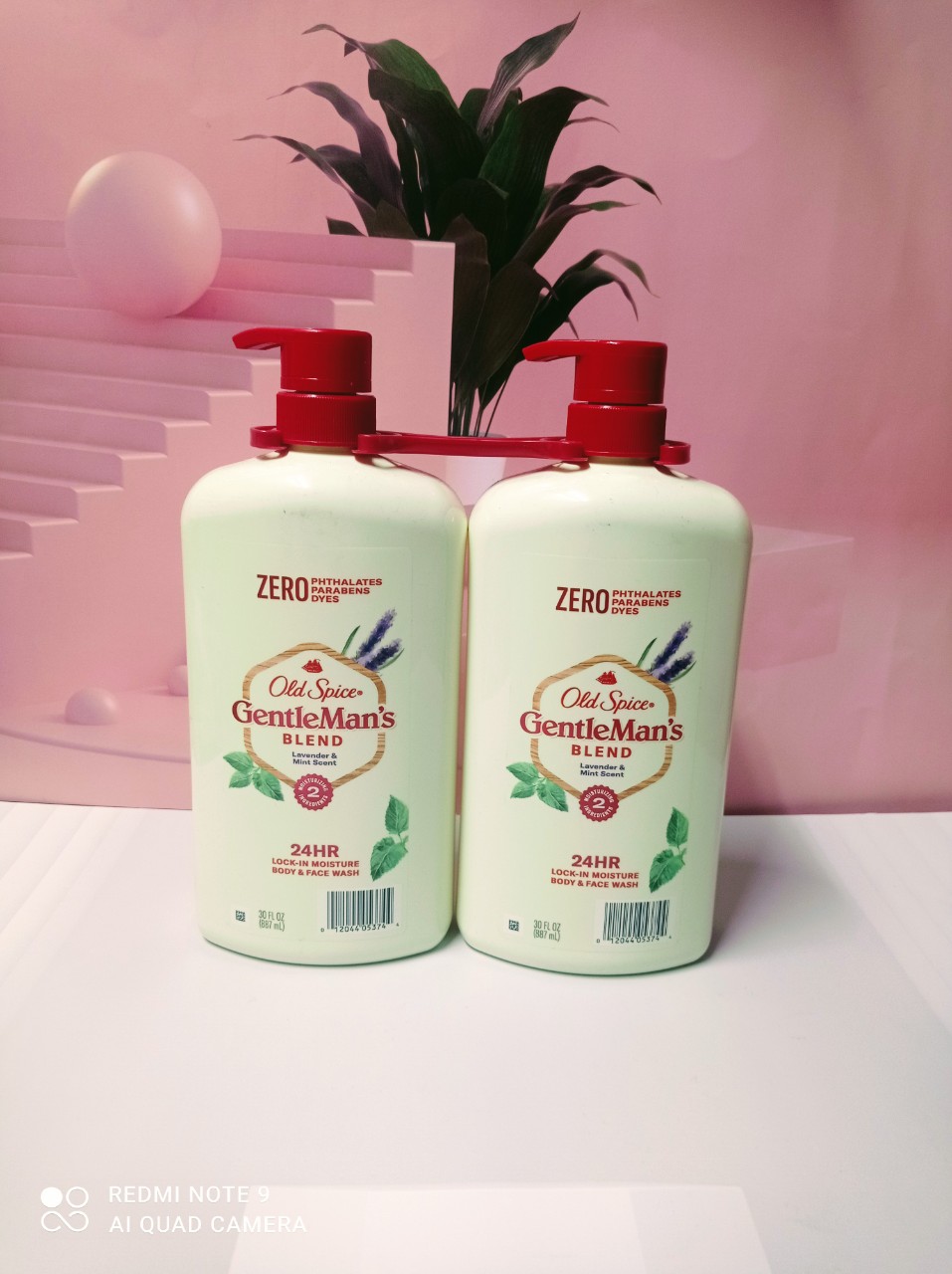 Sữa tắm & rửa mặt Old Spice Gentleman’s Blend Lavender & Mint Scent 887ml