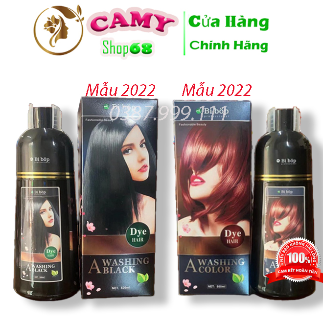 [Hàng Chính Hãng] Gội Đen Thảo Dược BiBop (Gội Là Đen) Camy shop68