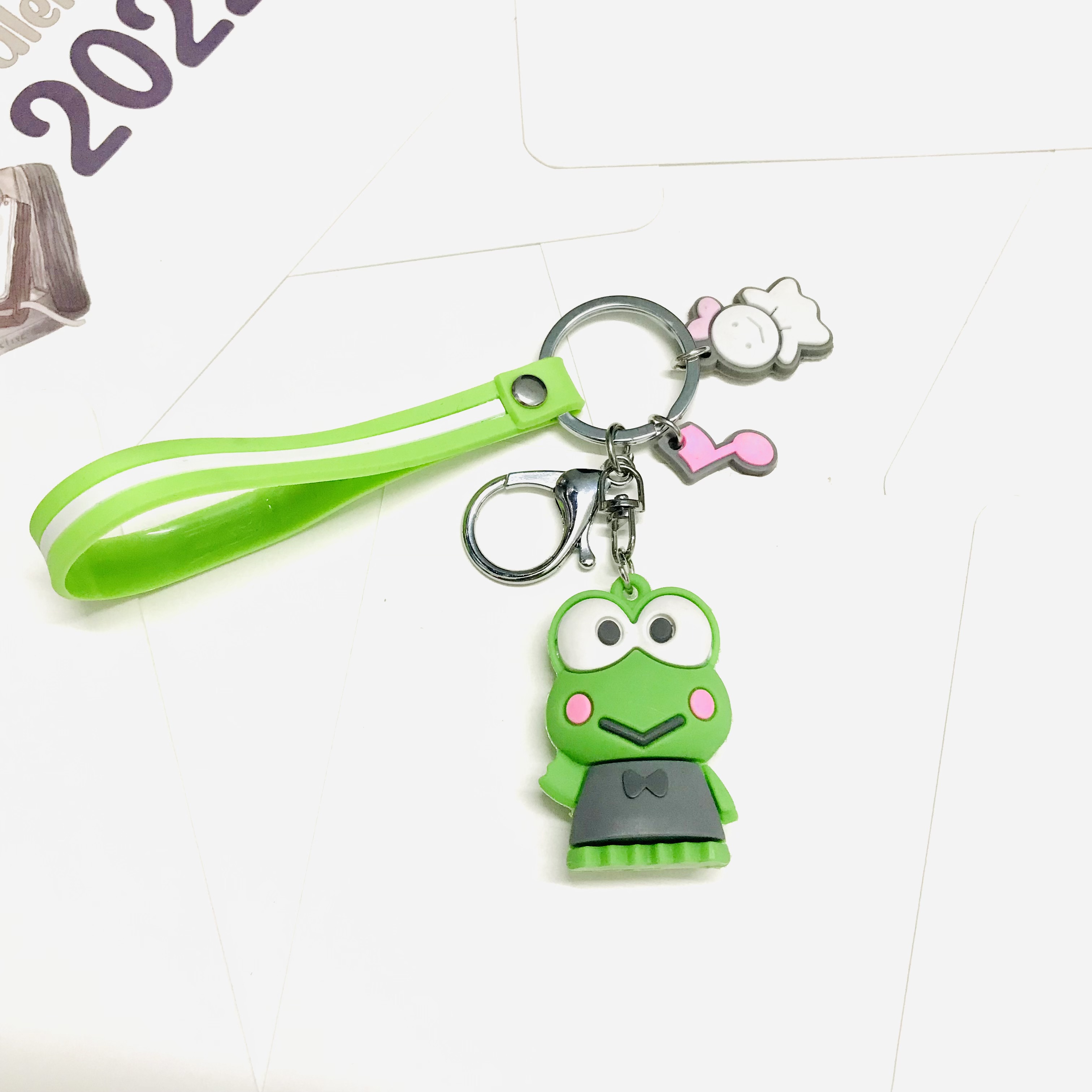Móc khoá Bộ 6 món ếch má hồng