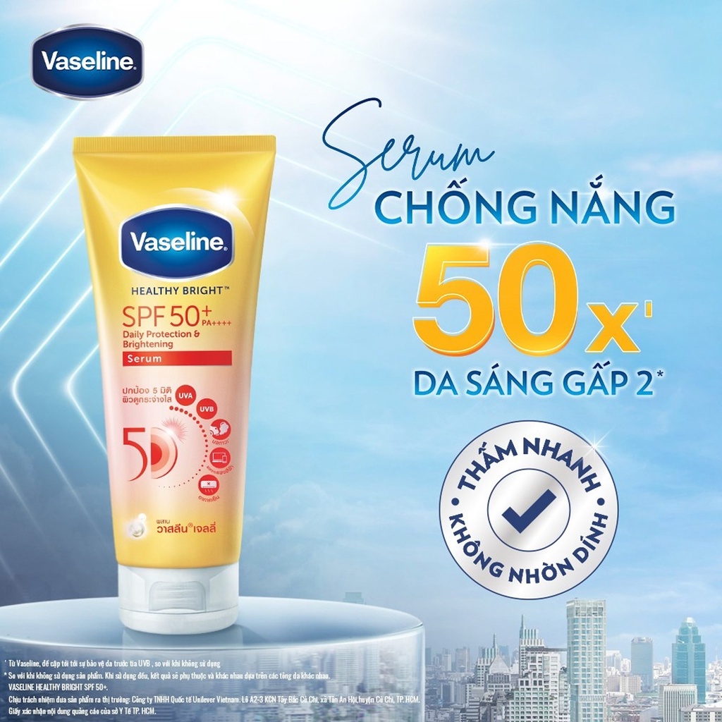 Dưỡng thể vaseline 50x mẫu mới Thái Lan 300ml