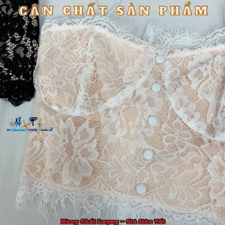 [HCM]áo hai dây ren không có mút ngực -A17