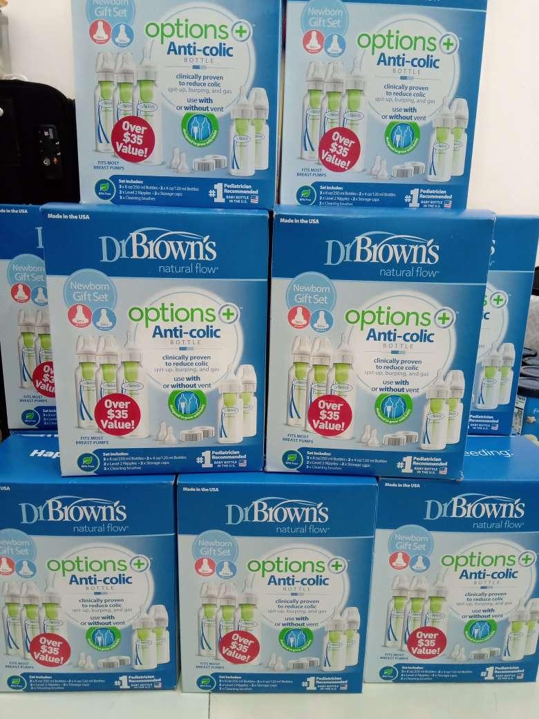 Set 5 bình sữa Dr Brown's option plus cổ hẹp