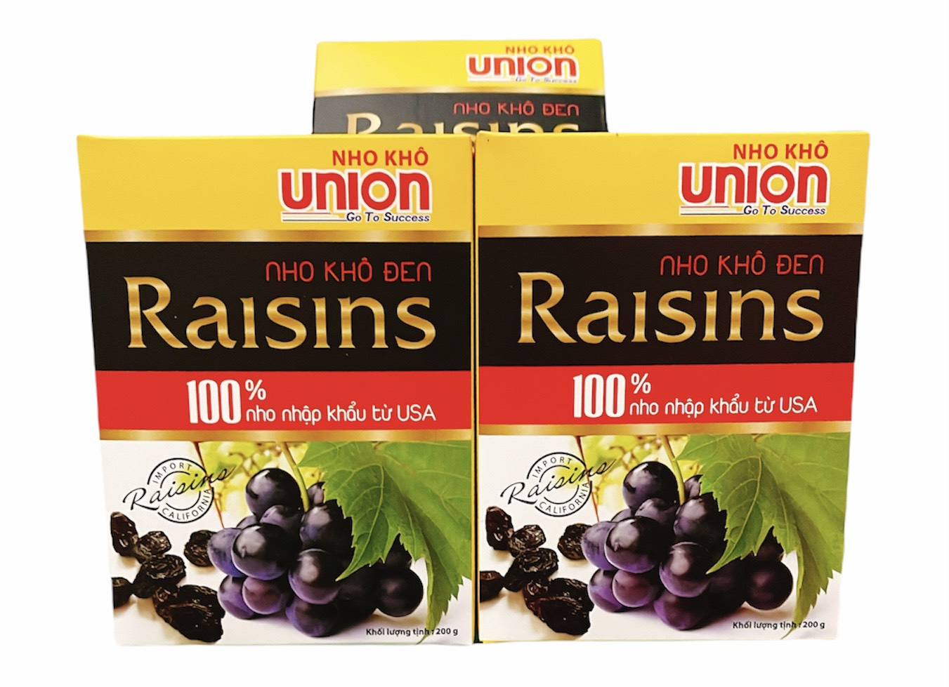 Nho khô đen mỹ Union hộp 200g