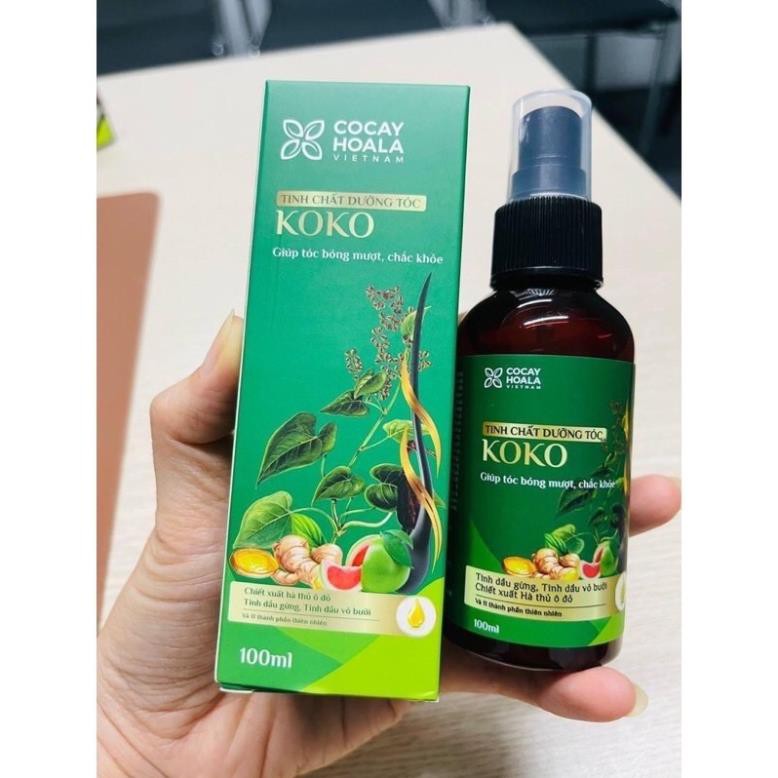 Tinh chất dưỡng tóc Koko ngăn rụng tóc, giúp mọc tóc, mềm mượt tóc 100ml