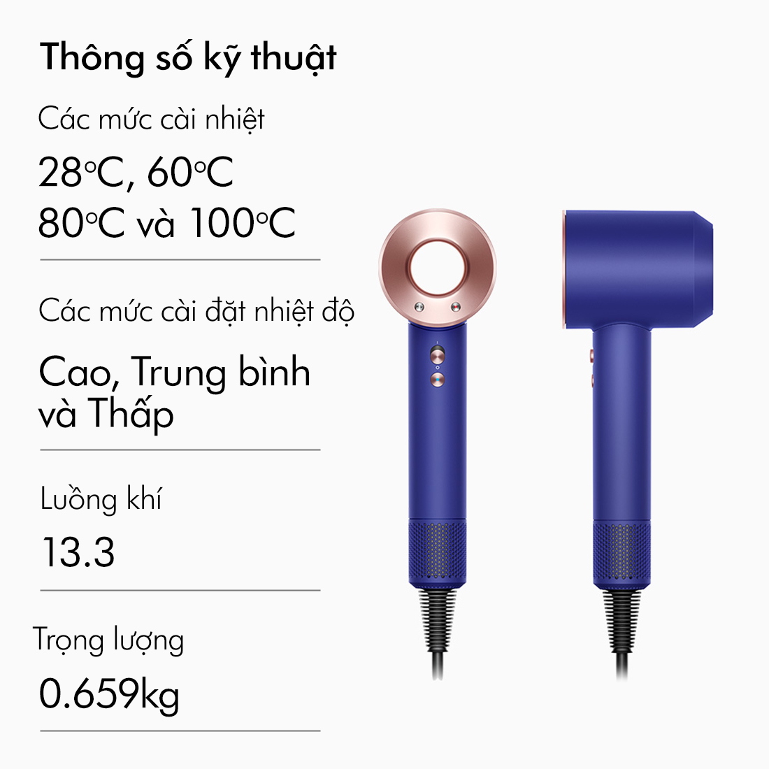 [Từ 20H 10.11: VC Lazada 1 Triệu + VC Dyson 300K] Máy sấy tóc Dyson Supersonic ™ HD15 (Xanh/Hồng Rose) - Hộp da đi kèm