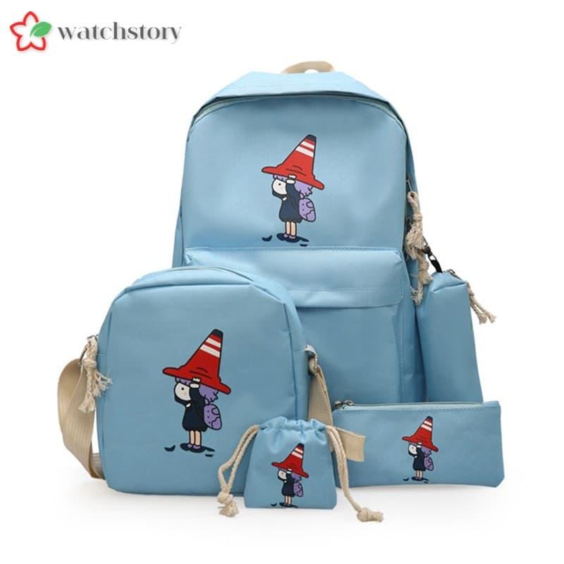 Set balo túi 4 món - NHÓC ĐỘI NÓN