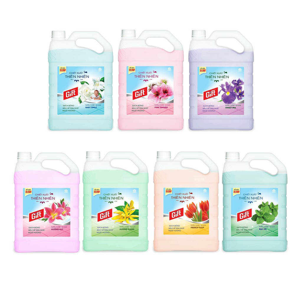 [HCM]Can Nước Lau Sàn Gift 3,8kg