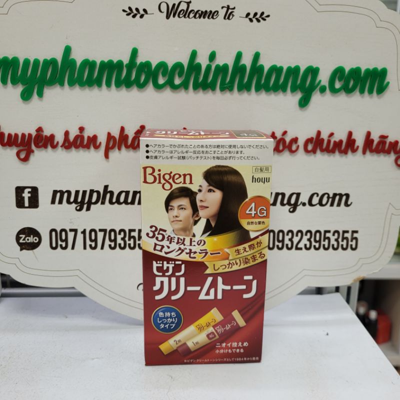 Thuốc nhuộm Phủ Bạc Tóc Bigen Nhật Bản