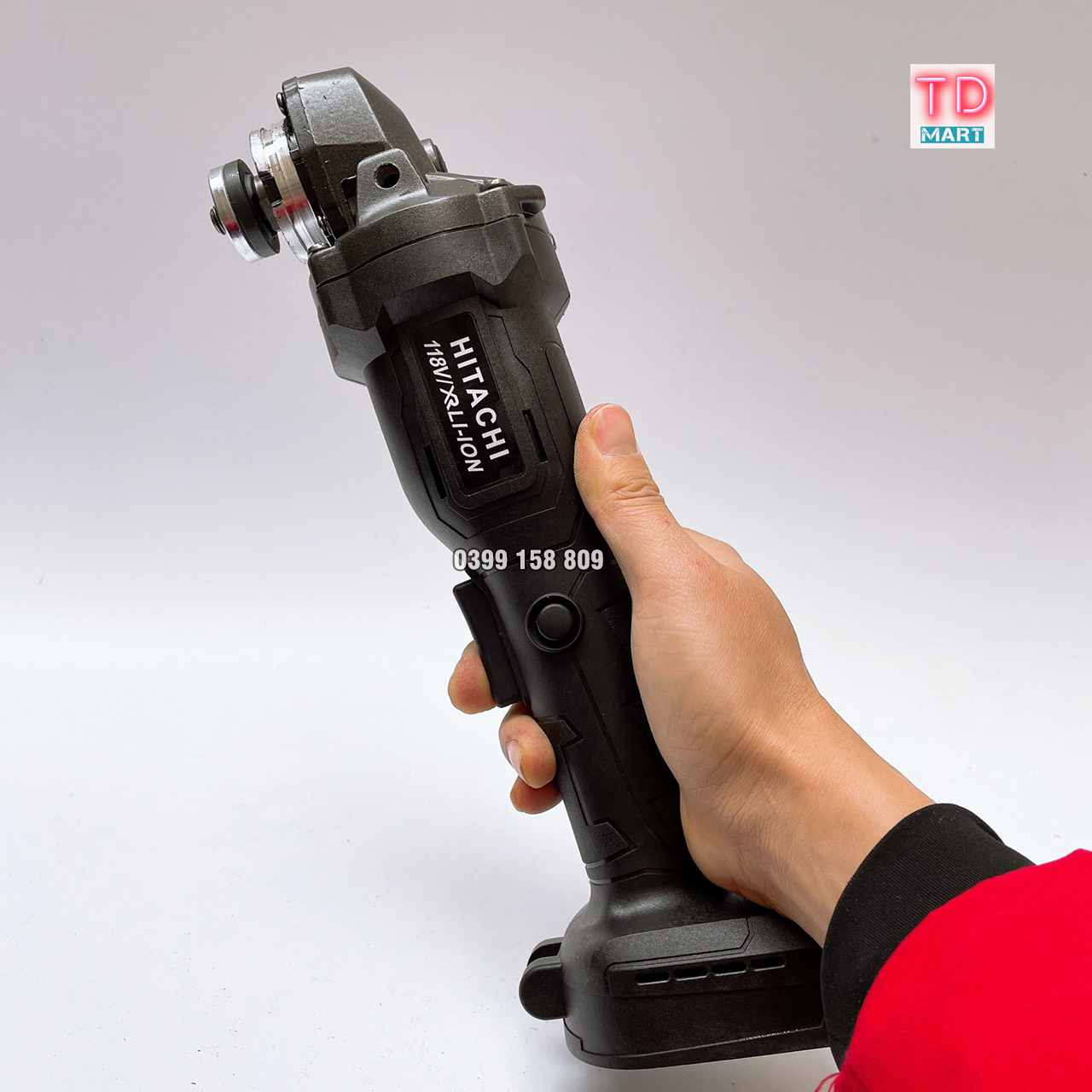 Thân Máy Mài Góc Dùng Pin Hitachi Không Chổi Than