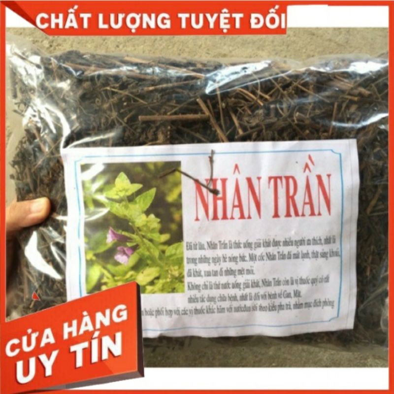 Nhân trần 1kg sạch đã sao thơm