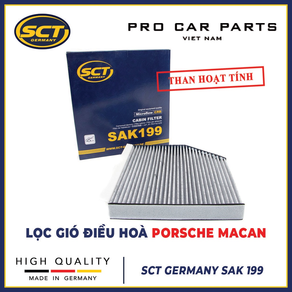 Lọc gió điều hoà porsche macan sct germany sak 199 - than hoạt tính