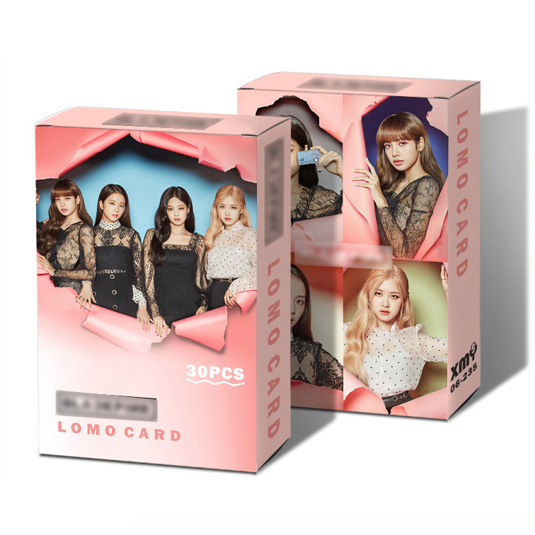 Hộp lomo card black pink mới