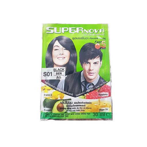 Dầu gội nhuộm tóc Super Nova