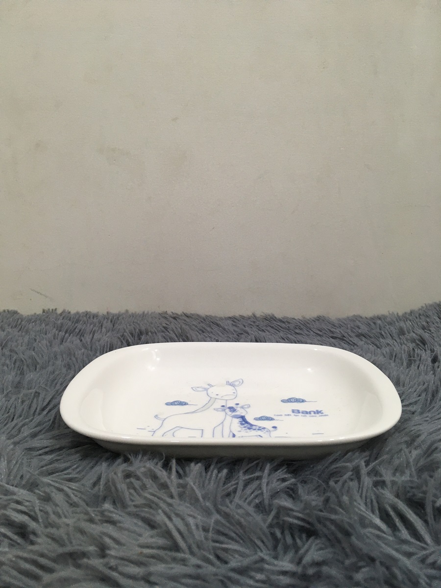 DĨA CHỮ NHẬT 20 CM - GỐM SỨ VIỆT