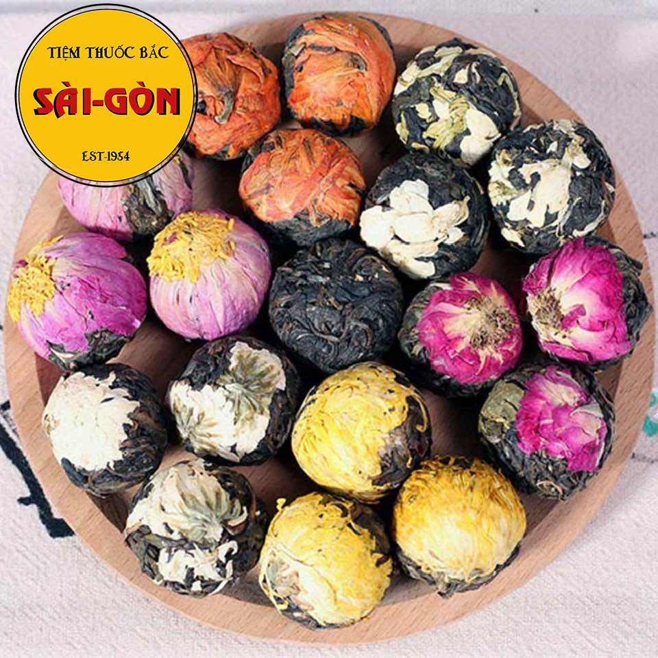 [HCM]5 viên Trà Phổ Nhĩ Nở Hoa