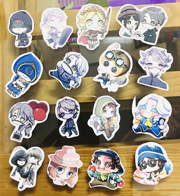 Sticker ảnh dán Identity V set 30 đến 100 cái nhiều mẫu