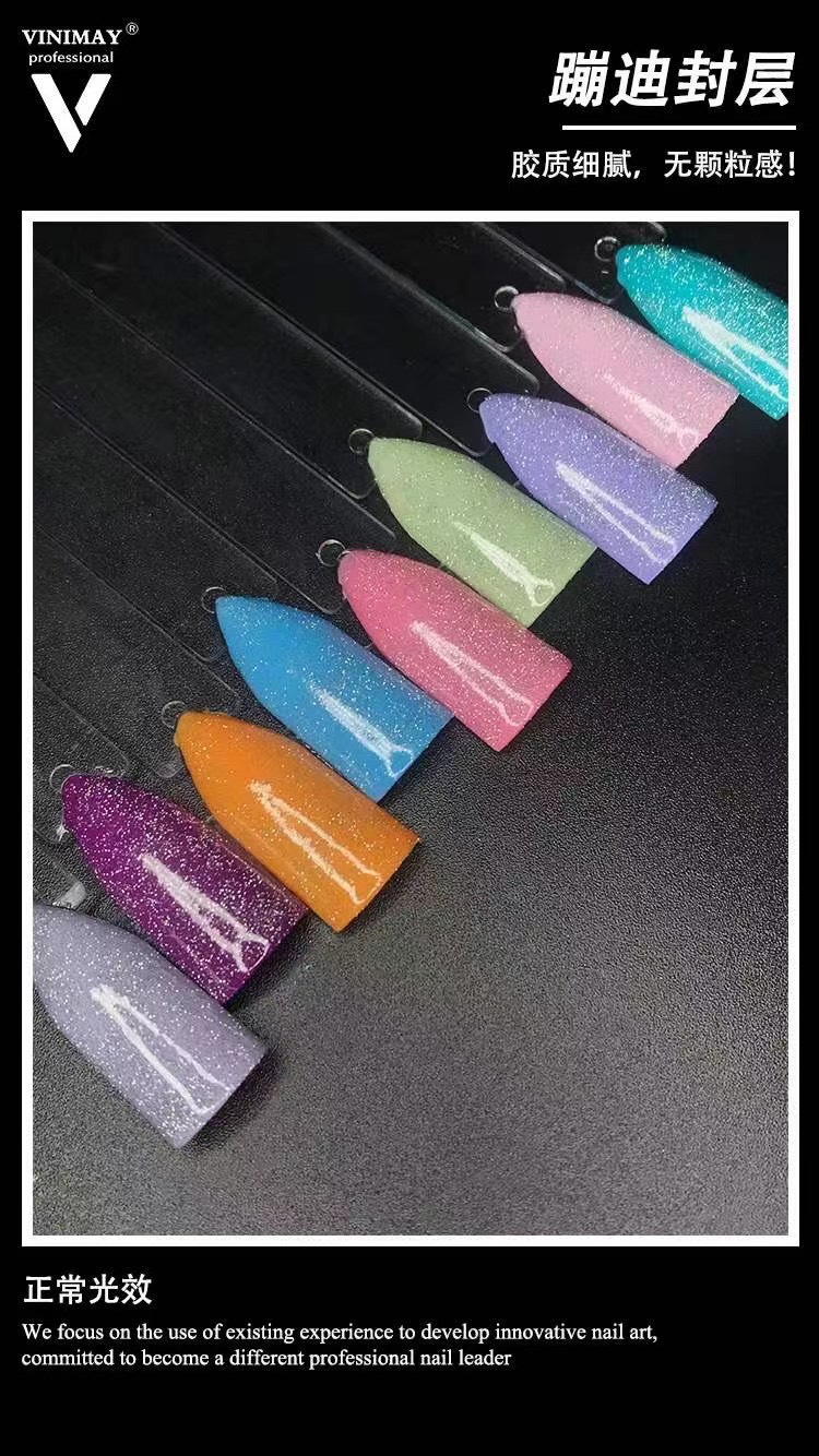 Sơn gel top nhũ flash vinimay