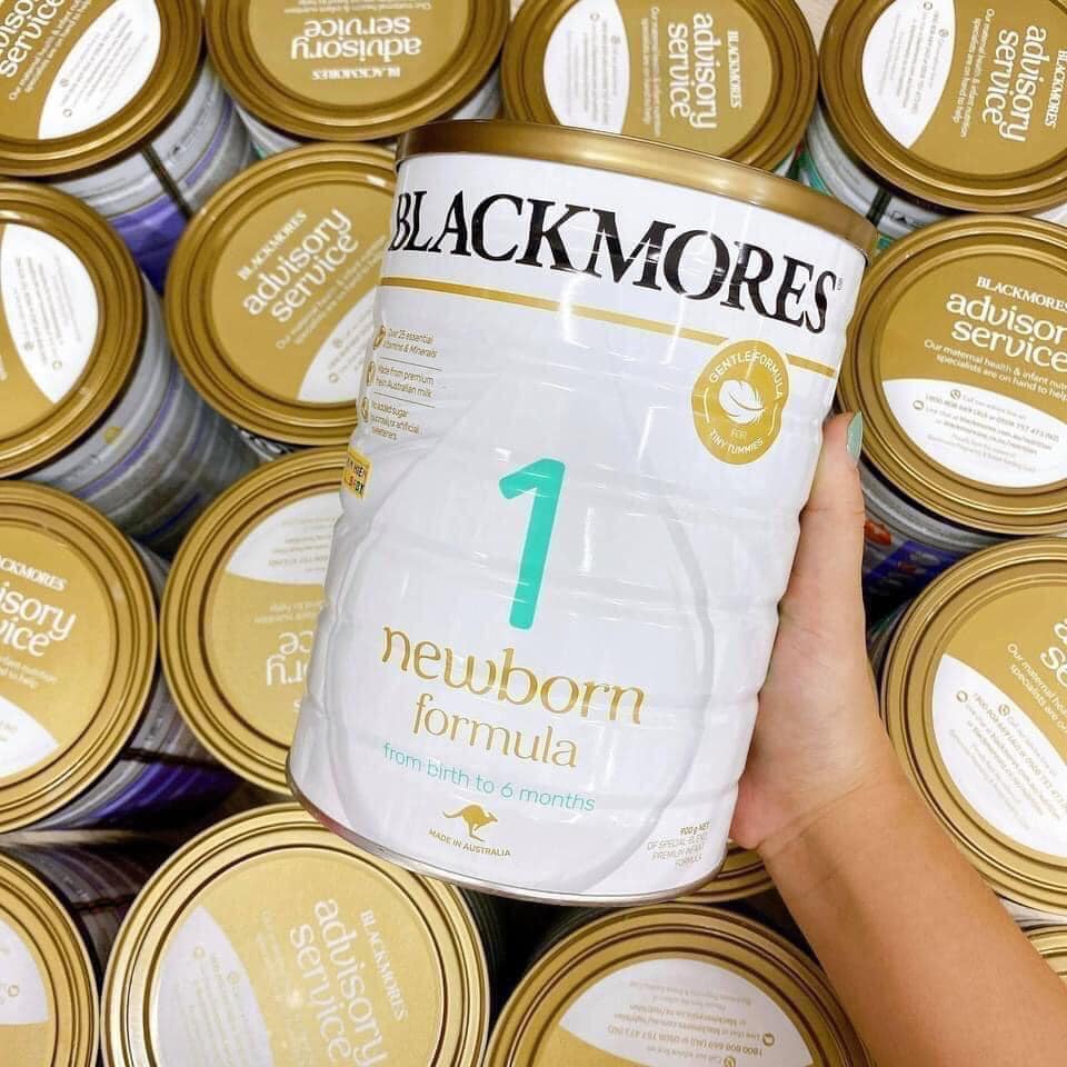 Sữa Blackmore Úc Đủ Số Cho Bé ( Lon 900g) Chính Hãng Công Ty