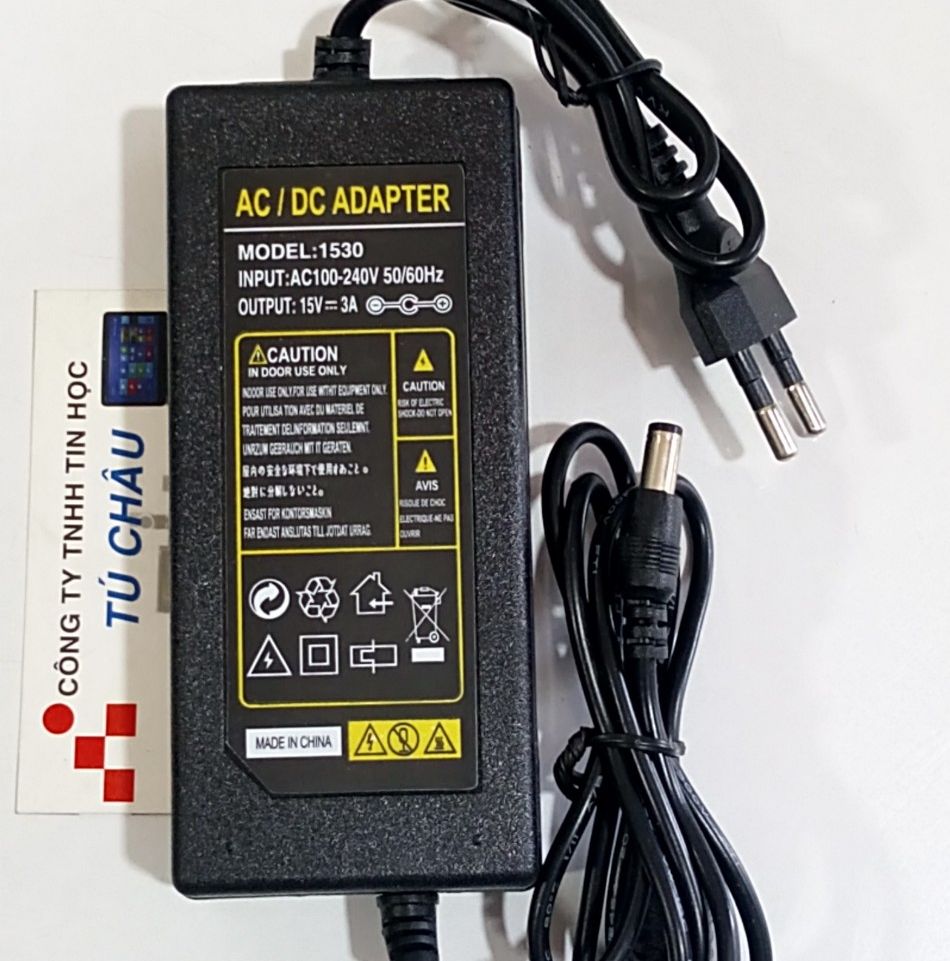 Adapter dc 15v - 3a