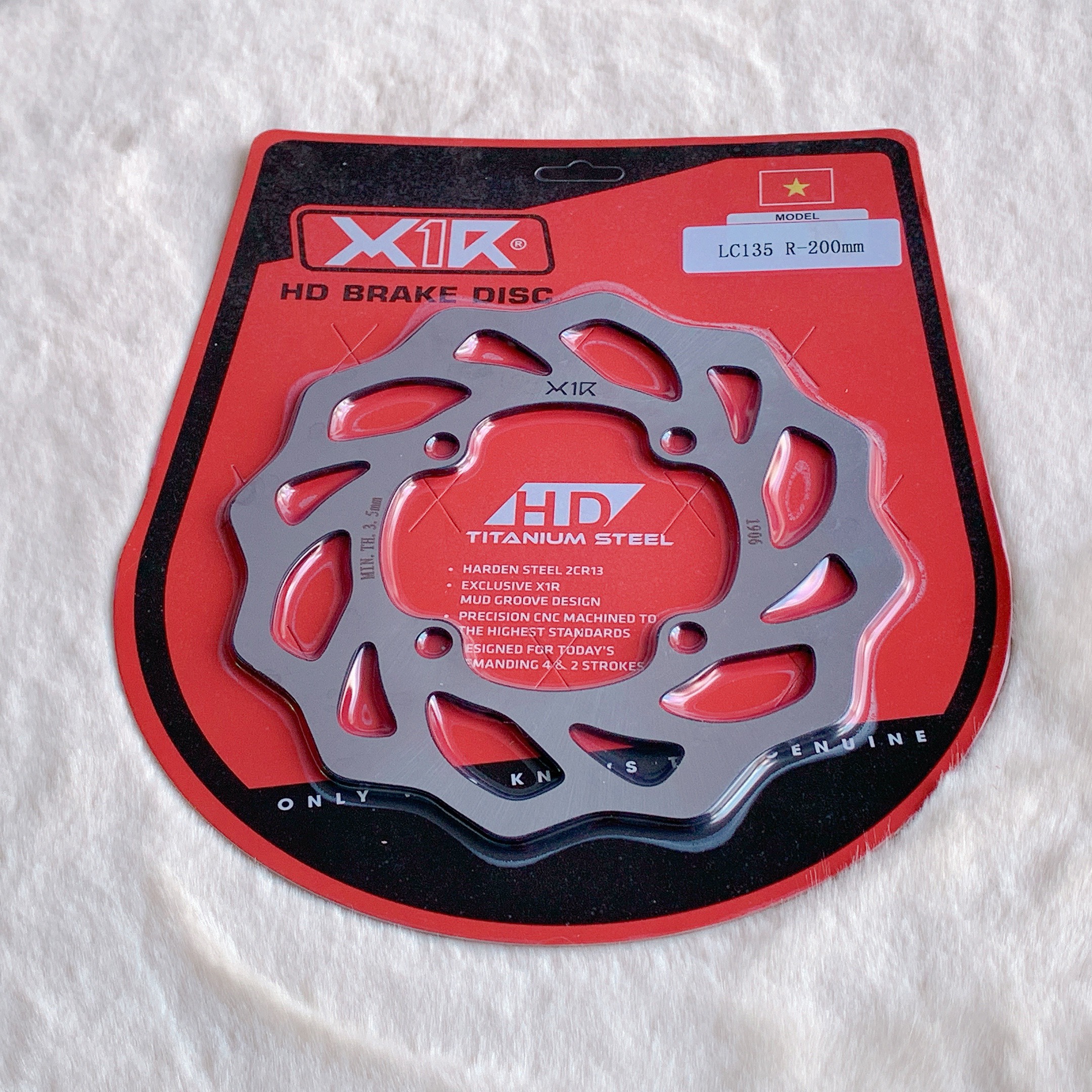Đĩa thắng sau X1R gắn ex135