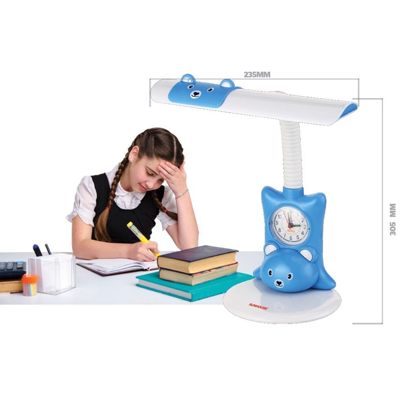 Đèn bàn học sinh Sunhouse SH-SL-10LEDB ( Đèn Led chống cận, hàng , bền đẹp, giá rẻ )