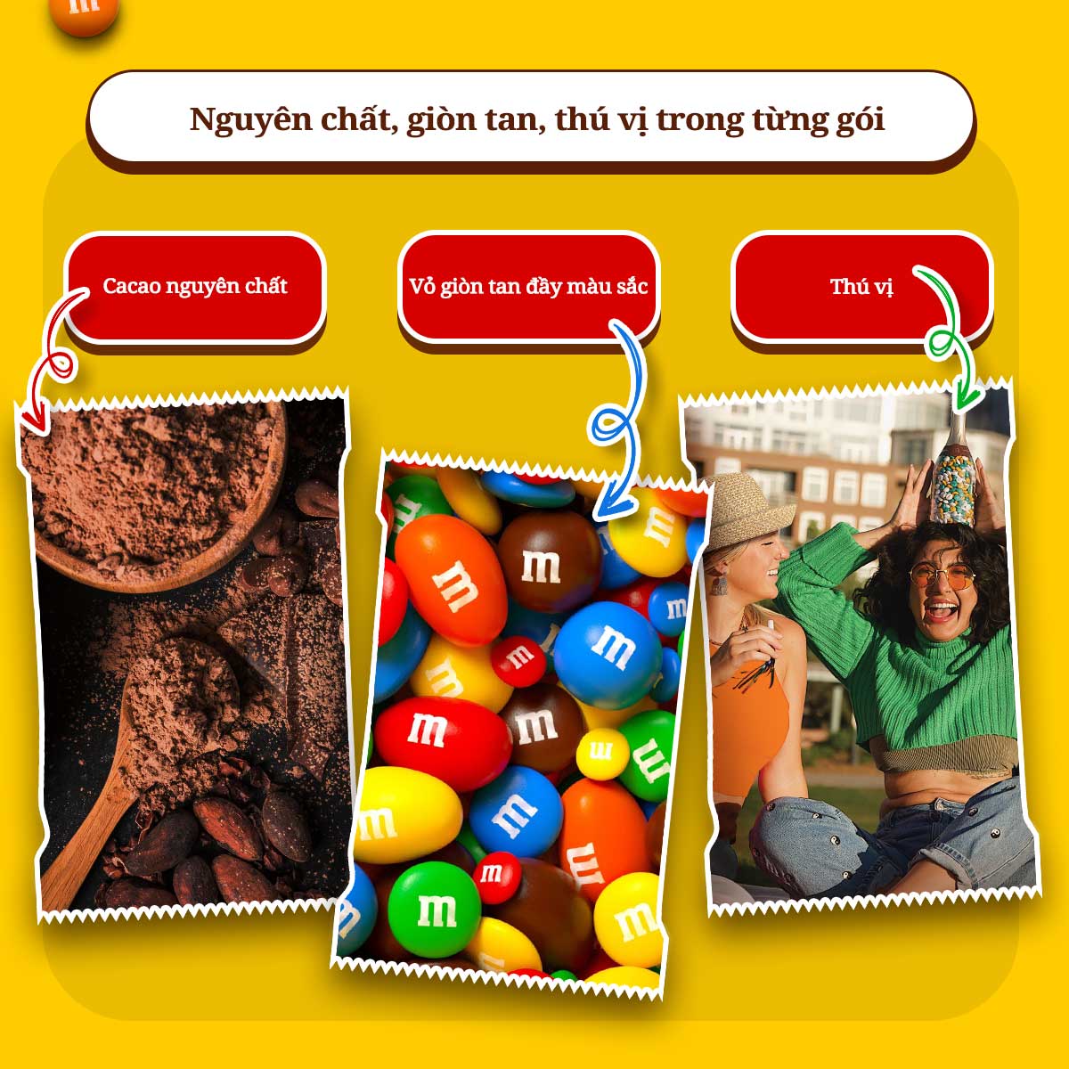 [Quà tặng] Kẹo Sô Cô La Sữa M&M'S gói 37g