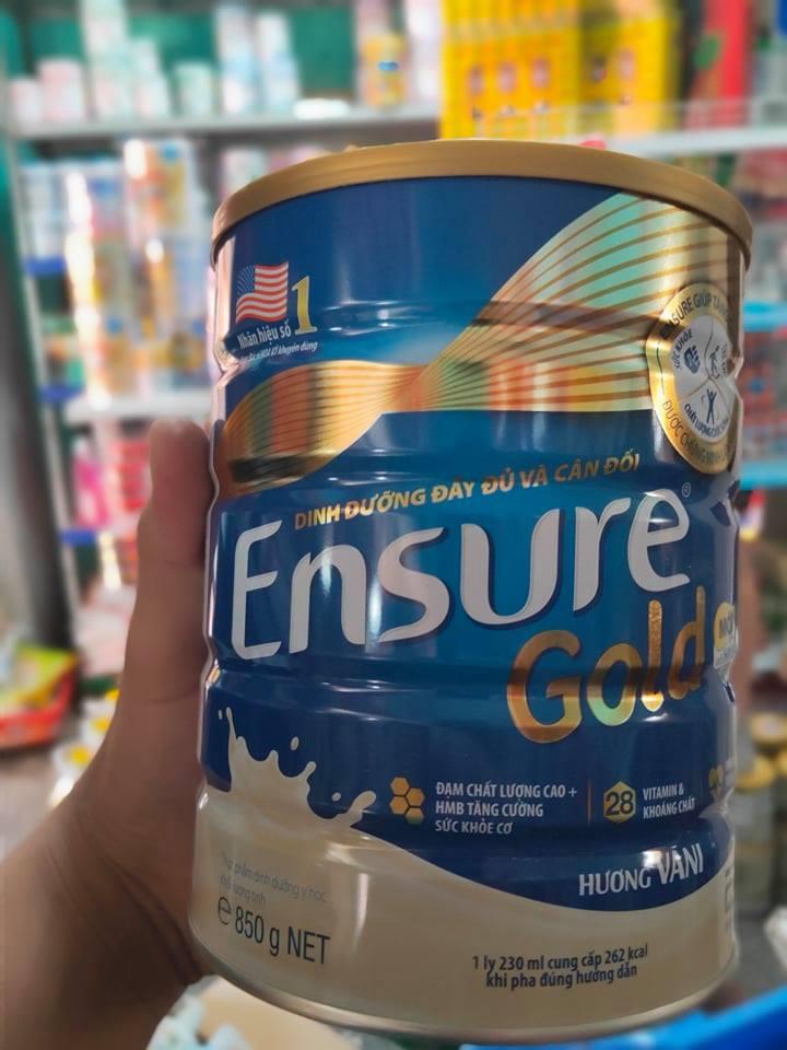 Sữa Ensure Gold hương vani 850g