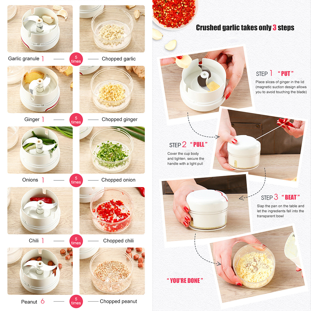 DỤNG CỤ XAY TỎI ỚT
