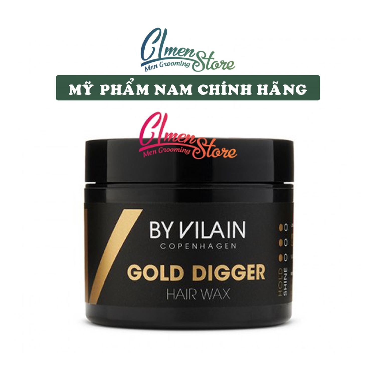 [FULL LINE] Sáp vuốt tóc By Vilain (Gold Digger - Dynamite Clay - Silver Fox - Wax Zero)