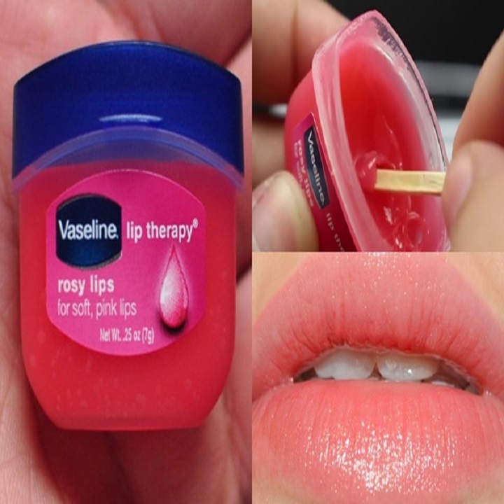 Hộp  Dưỡng Môi Vaseline Lip Therapy Mỹ 7g/hũ