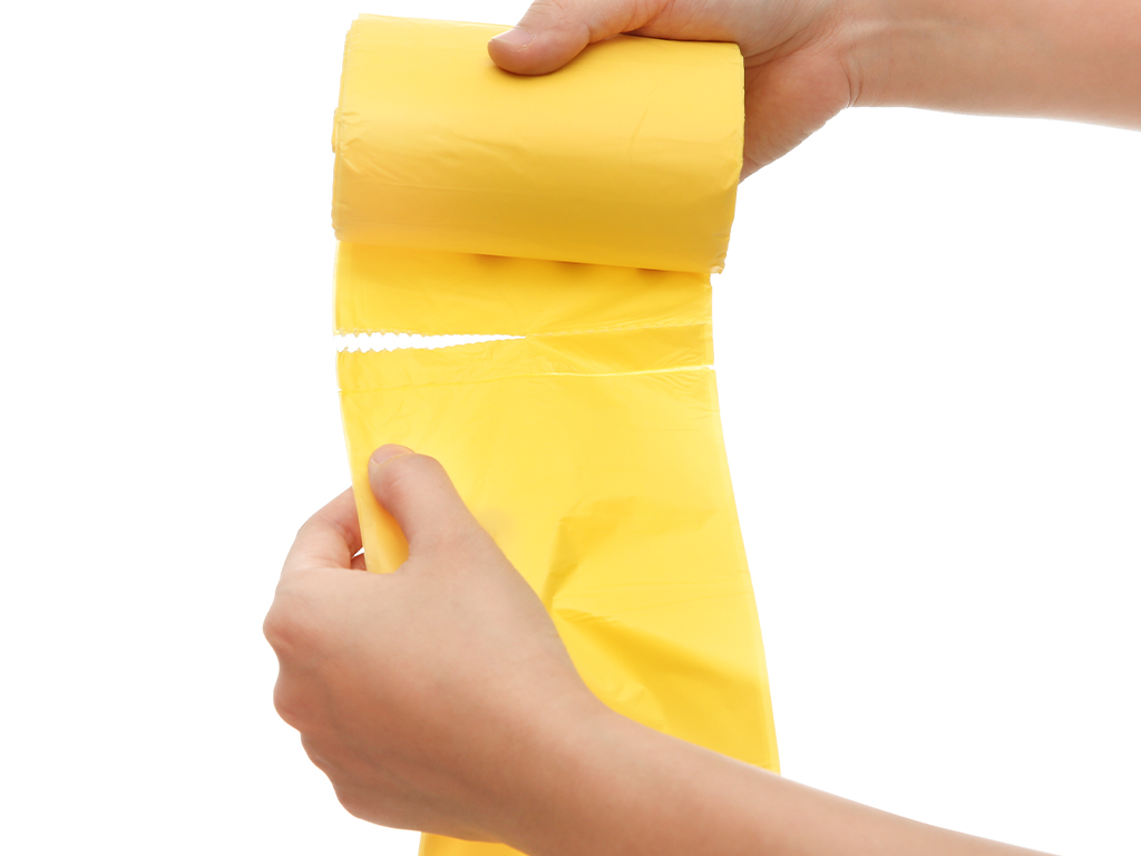 Túi đựng rác cuộn tự hủy nhiều màu ( 3 cuôn)