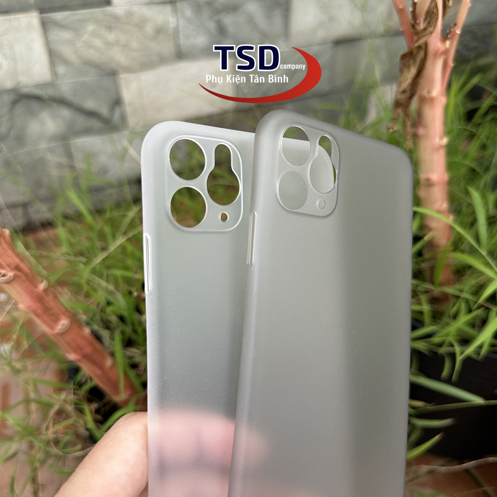 Combo 2 Ốp Lưng Trong Nhám Unibody iPhone 11 PRO MAX Siêu Mỏng