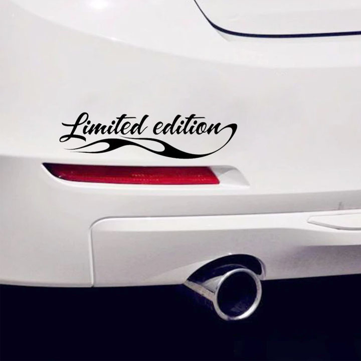 Tem decal Limited edition dán trang trí xe S066