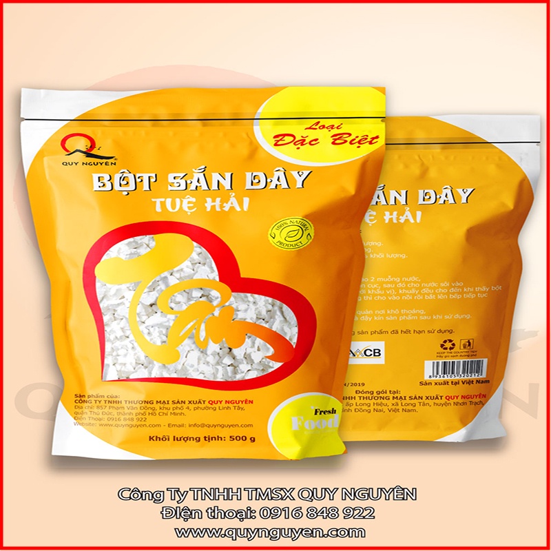 Combo Bột sắn dây nguyên chất Quy Nguyên đặc biệt 500g Sổ tay dưỡng sinh - NMOFF